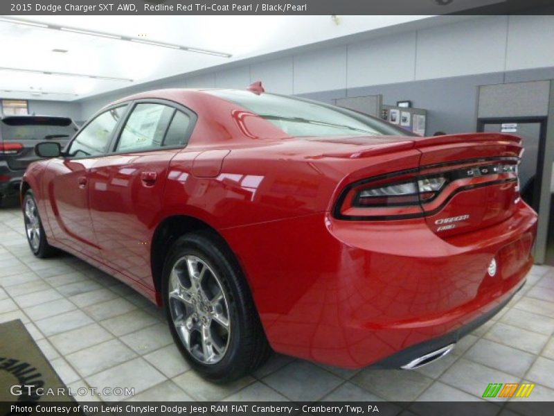 Redline Red Tri-Coat Pearl / Black/Pearl 2015 Dodge Charger SXT AWD