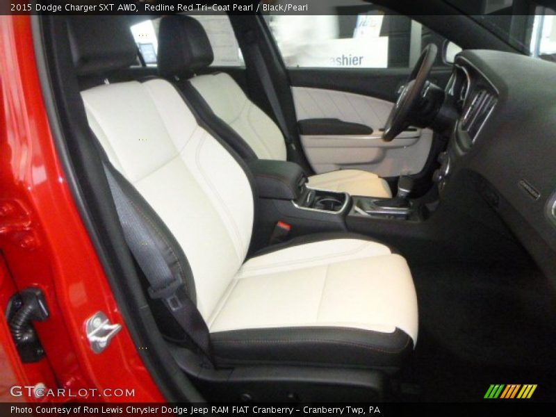 Redline Red Tri-Coat Pearl / Black/Pearl 2015 Dodge Charger SXT AWD