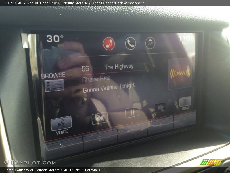 Iridium Metallic / Denali Cocoa/Dark Atmosphere 2015 GMC Yukon XL Denali 4WD