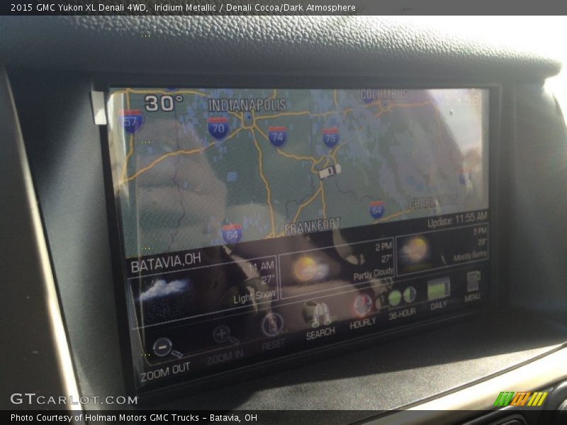 Iridium Metallic / Denali Cocoa/Dark Atmosphere 2015 GMC Yukon XL Denali 4WD