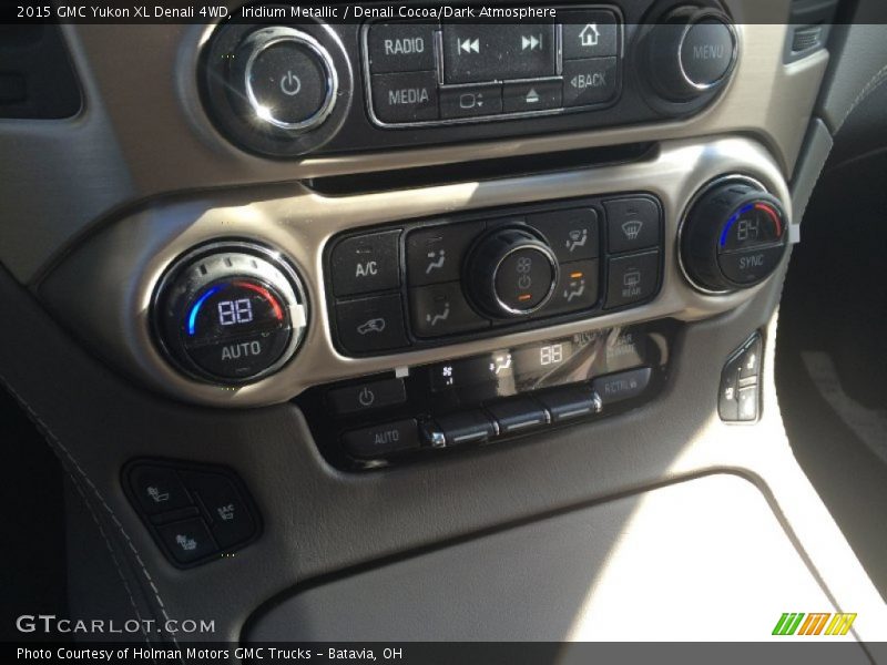 Iridium Metallic / Denali Cocoa/Dark Atmosphere 2015 GMC Yukon XL Denali 4WD
