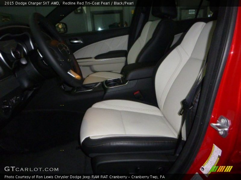 Redline Red Tri-Coat Pearl / Black/Pearl 2015 Dodge Charger SXT AWD