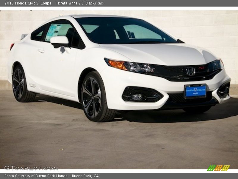 Taffeta White / Si Black/Red 2015 Honda Civic Si Coupe