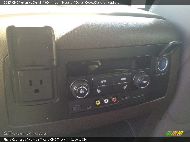 Iridium Metallic / Denali Cocoa/Dark Atmosphere 2015 GMC Yukon XL Denali 4WD