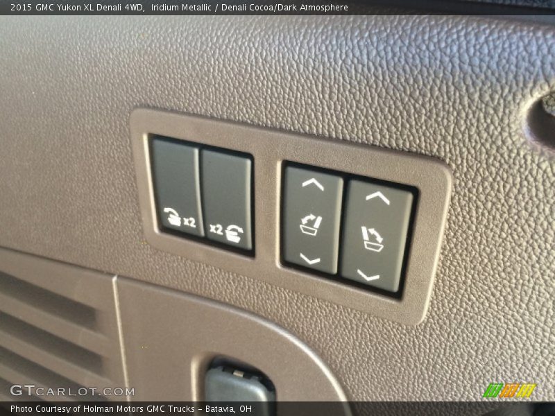 Iridium Metallic / Denali Cocoa/Dark Atmosphere 2015 GMC Yukon XL Denali 4WD
