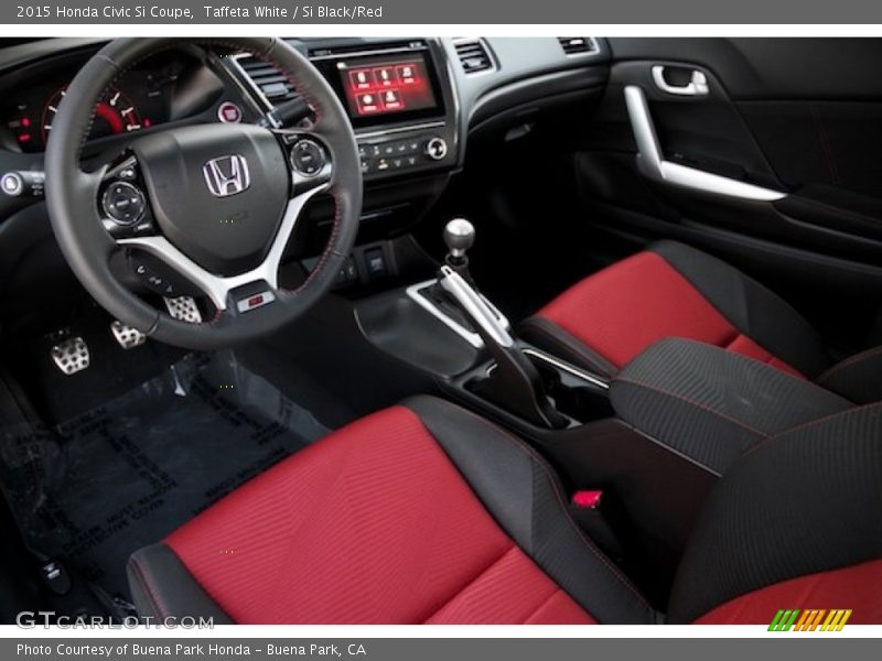 Taffeta White / Si Black/Red 2015 Honda Civic Si Coupe
