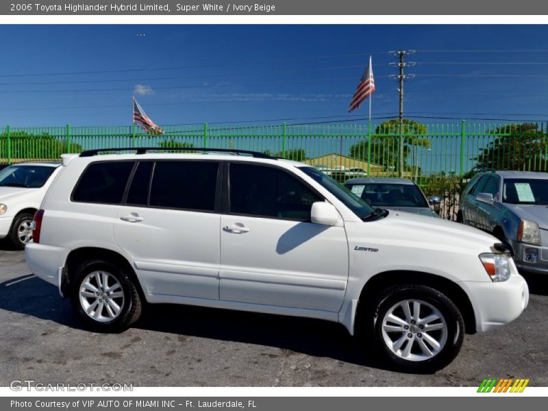  2006 Highlander Hybrid Limited Super White