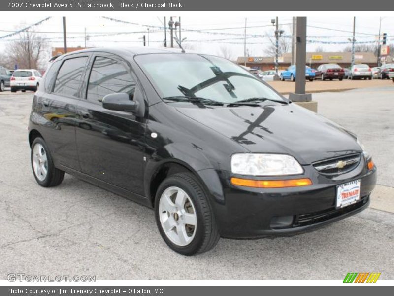 Black / Charcoal Black 2007 Chevrolet Aveo 5 LS Hatchback