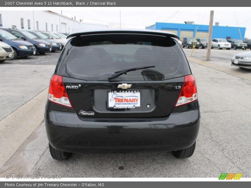 Black / Charcoal Black 2007 Chevrolet Aveo 5 LS Hatchback