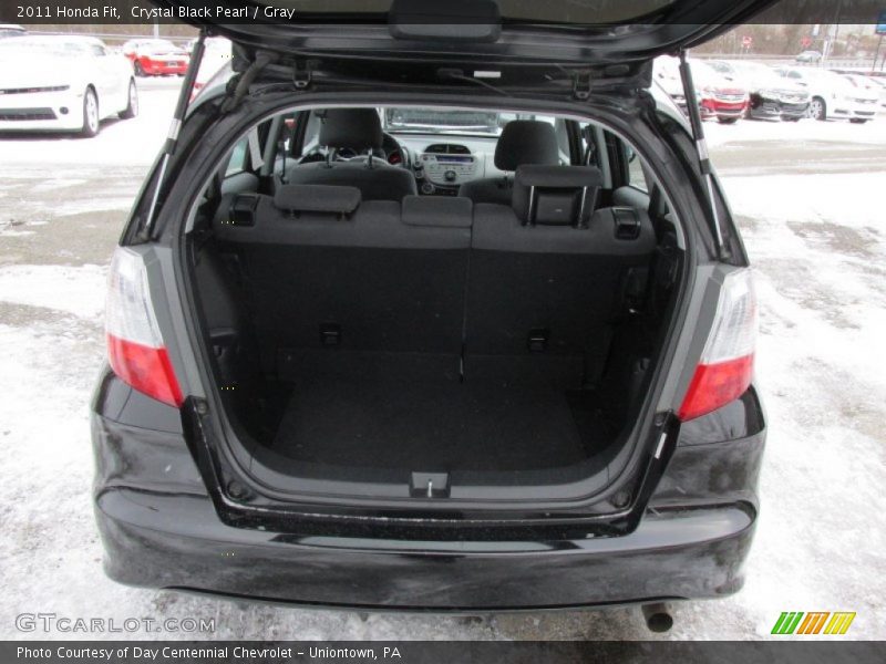 Crystal Black Pearl / Gray 2011 Honda Fit