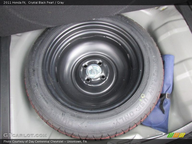 Crystal Black Pearl / Gray 2011 Honda Fit