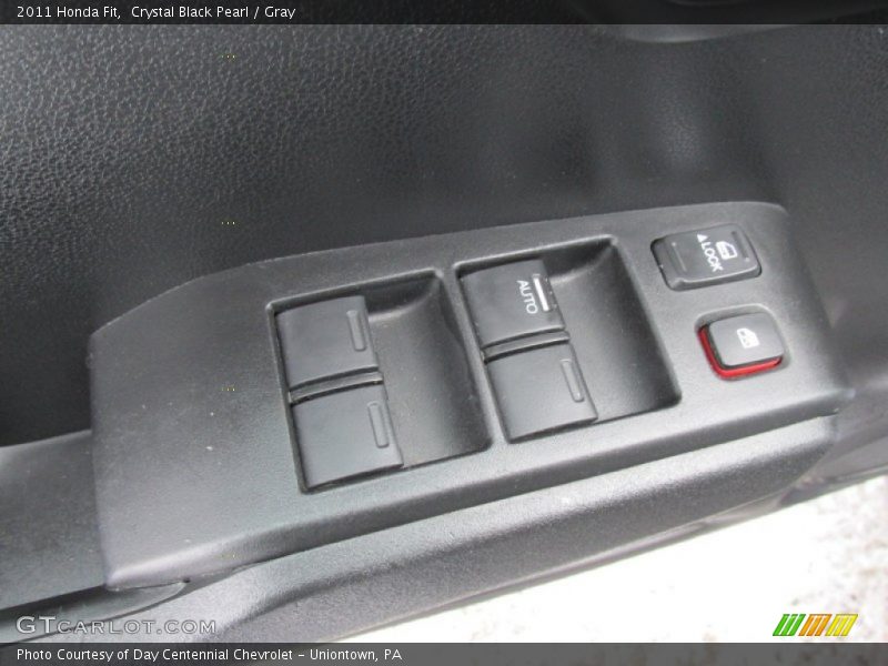 Crystal Black Pearl / Gray 2011 Honda Fit