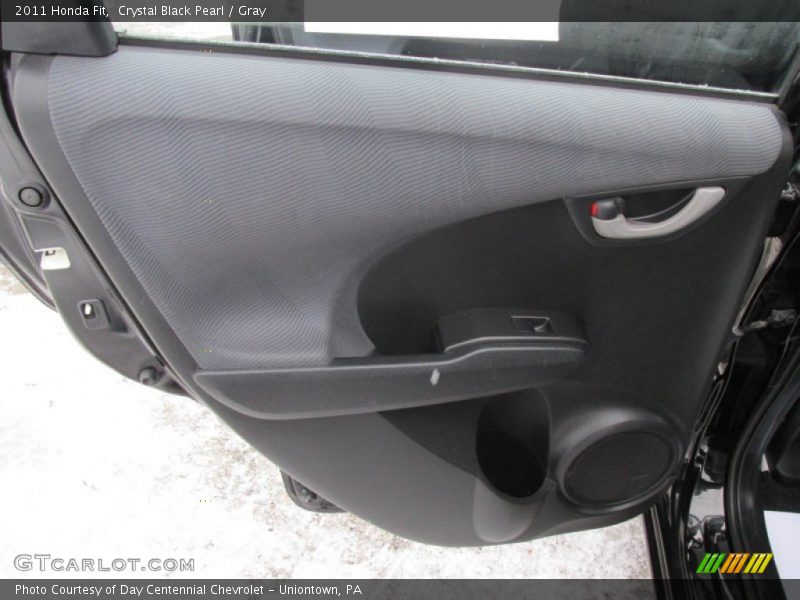 Crystal Black Pearl / Gray 2011 Honda Fit