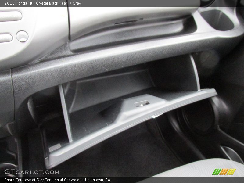 Crystal Black Pearl / Gray 2011 Honda Fit