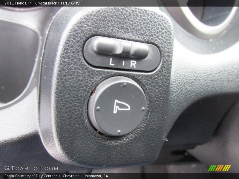 Crystal Black Pearl / Gray 2011 Honda Fit