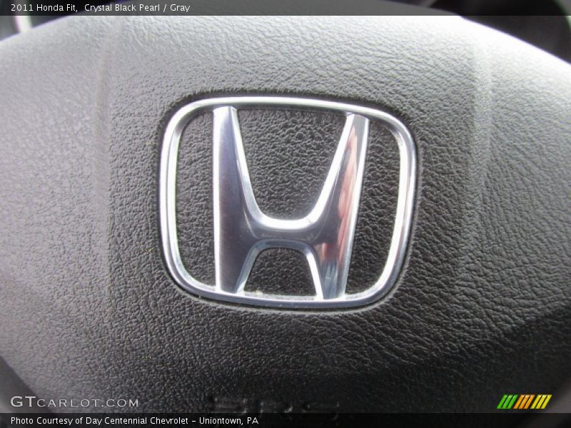 Crystal Black Pearl / Gray 2011 Honda Fit