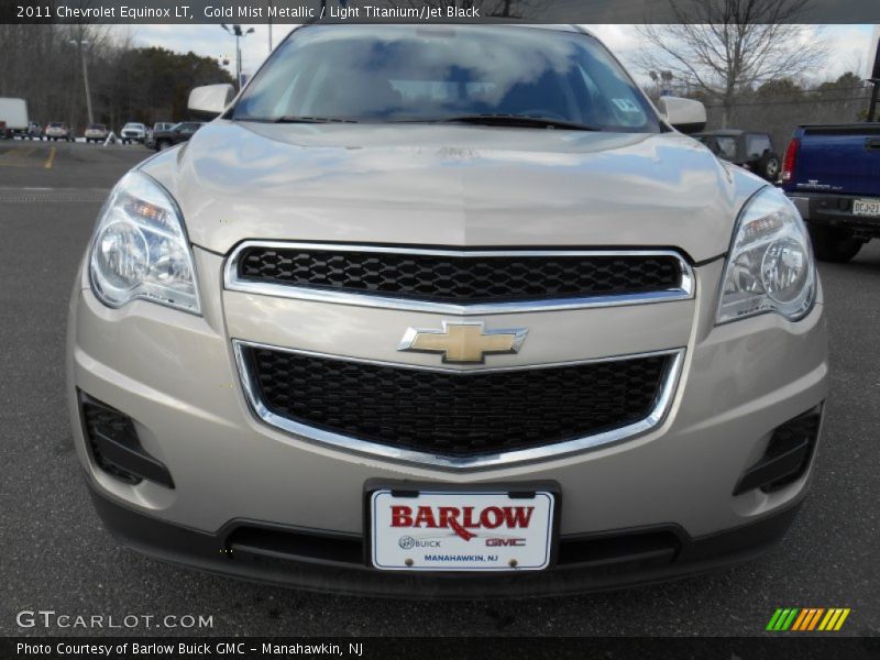 Gold Mist Metallic / Light Titanium/Jet Black 2011 Chevrolet Equinox LT