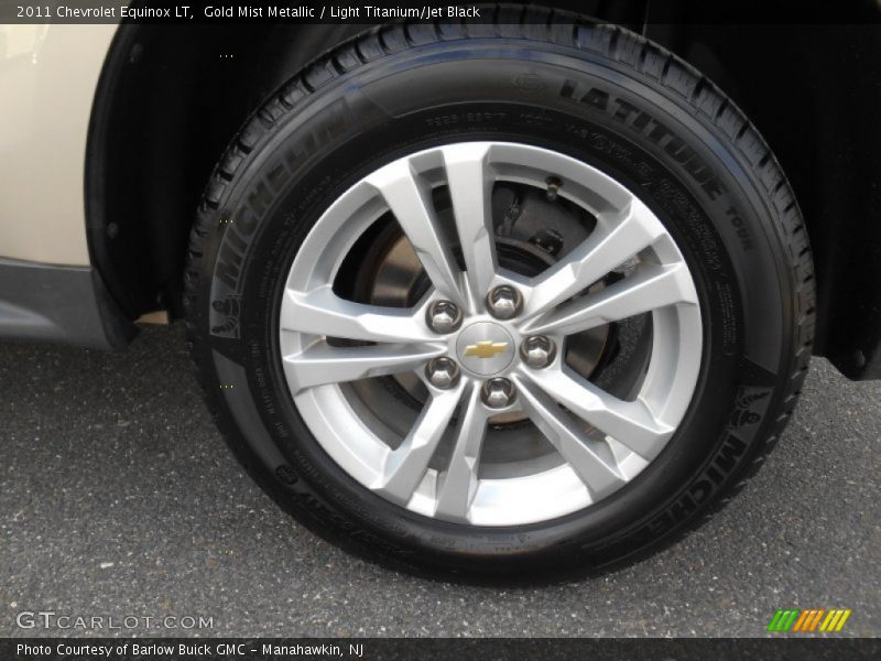 Gold Mist Metallic / Light Titanium/Jet Black 2011 Chevrolet Equinox LT