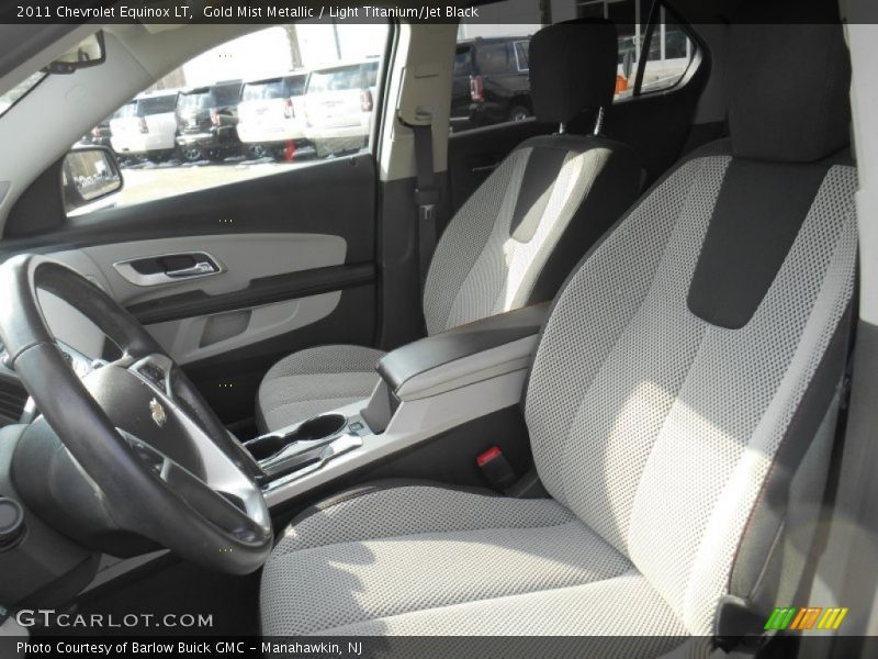 Gold Mist Metallic / Light Titanium/Jet Black 2011 Chevrolet Equinox LT