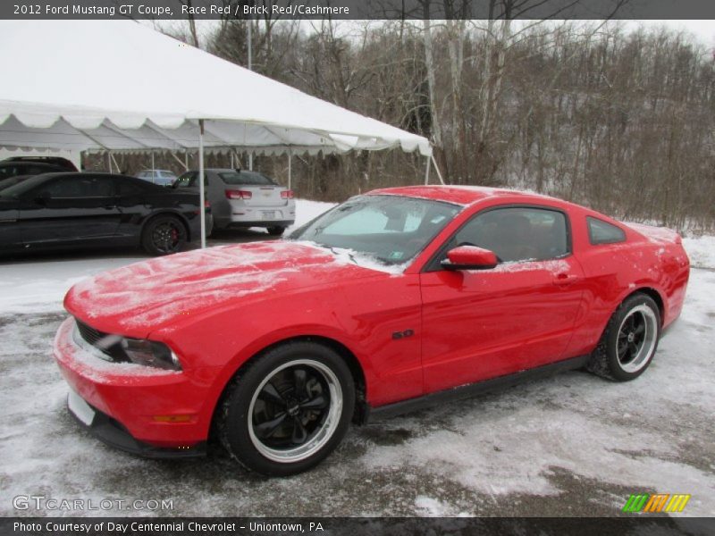 Race Red / Brick Red/Cashmere 2012 Ford Mustang GT Coupe