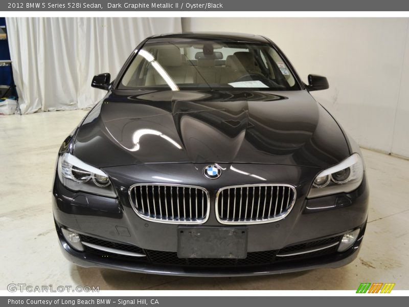 Dark Graphite Metallic II / Oyster/Black 2012 BMW 5 Series 528i Sedan