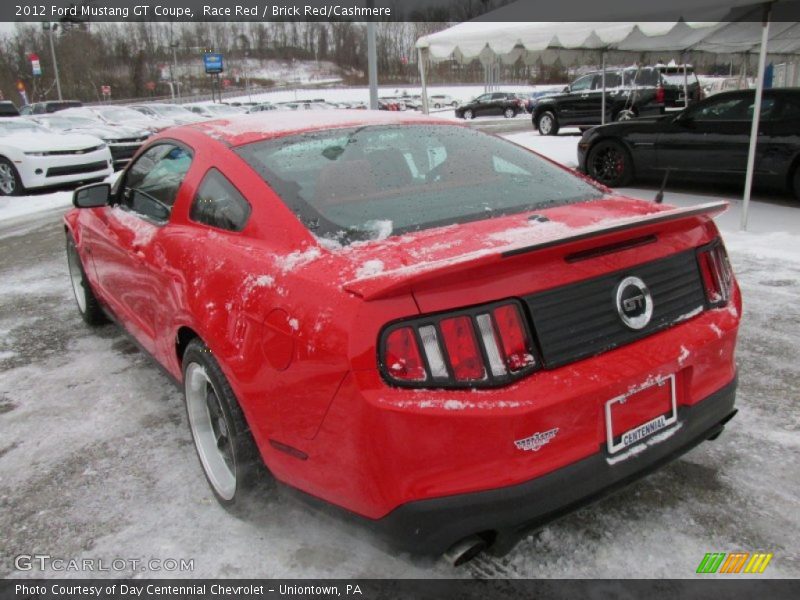 Race Red / Brick Red/Cashmere 2012 Ford Mustang GT Coupe
