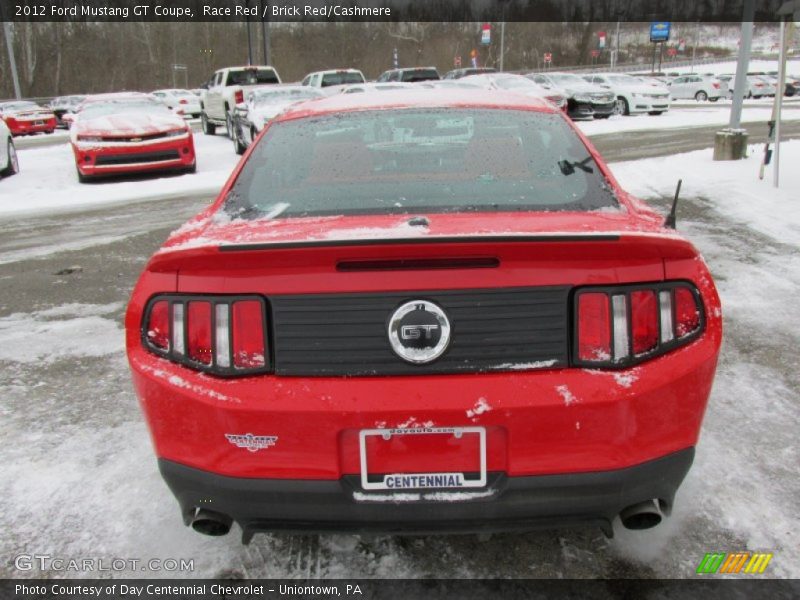 Race Red / Brick Red/Cashmere 2012 Ford Mustang GT Coupe