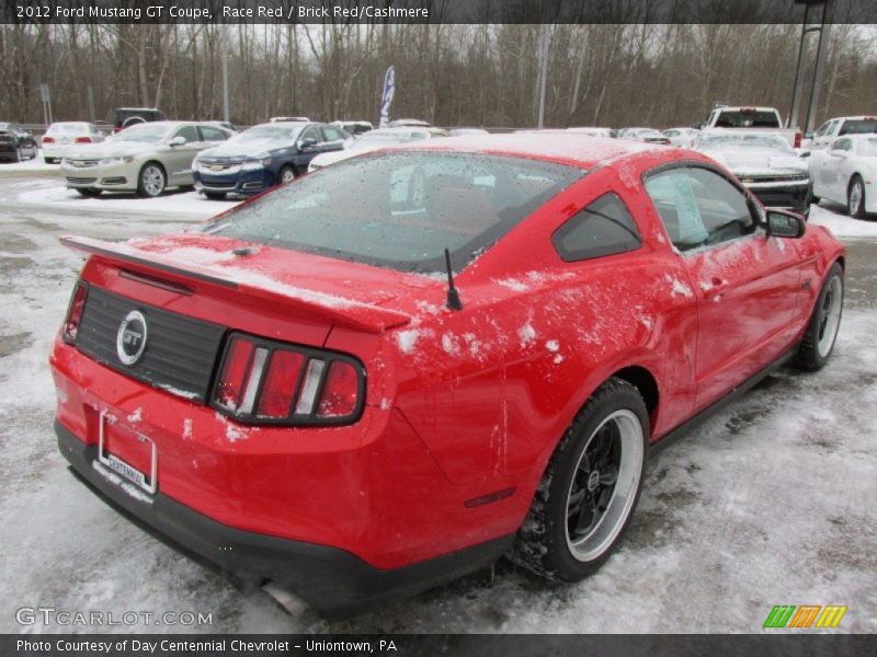 Race Red / Brick Red/Cashmere 2012 Ford Mustang GT Coupe