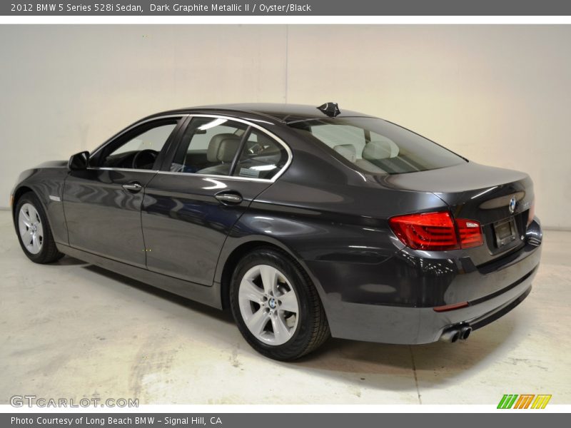 Dark Graphite Metallic II / Oyster/Black 2012 BMW 5 Series 528i Sedan
