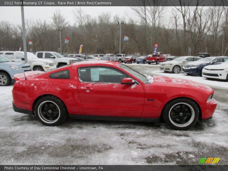 Race Red / Brick Red/Cashmere 2012 Ford Mustang GT Coupe