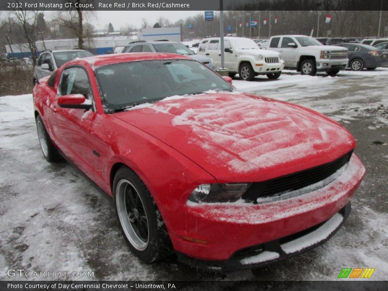 Race Red / Brick Red/Cashmere 2012 Ford Mustang GT Coupe