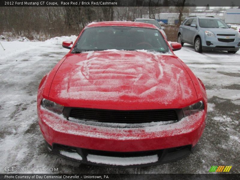 Race Red / Brick Red/Cashmere 2012 Ford Mustang GT Coupe