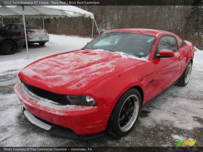 Race Red / Brick Red/Cashmere 2012 Ford Mustang GT Coupe