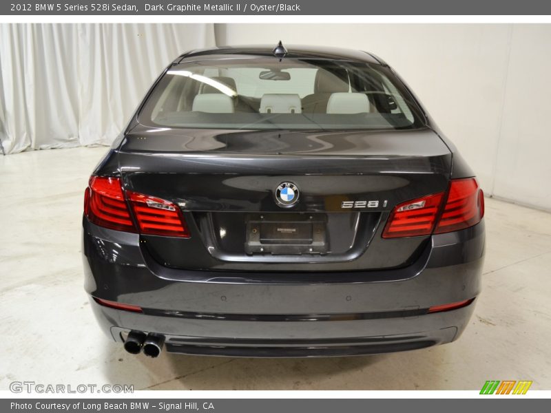 Dark Graphite Metallic II / Oyster/Black 2012 BMW 5 Series 528i Sedan