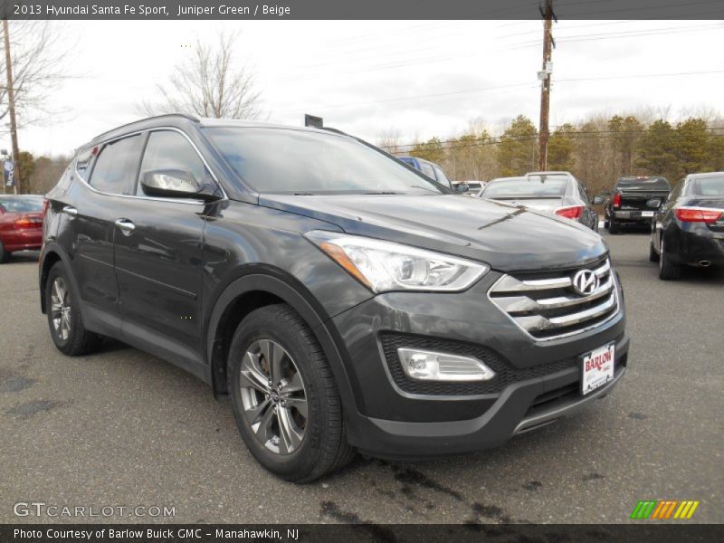 Juniper Green / Beige 2013 Hyundai Santa Fe Sport
