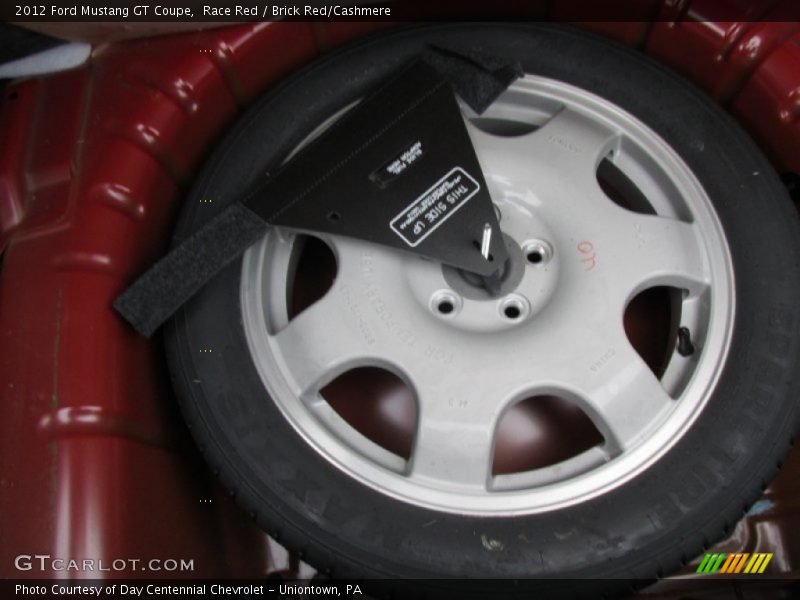 Race Red / Brick Red/Cashmere 2012 Ford Mustang GT Coupe