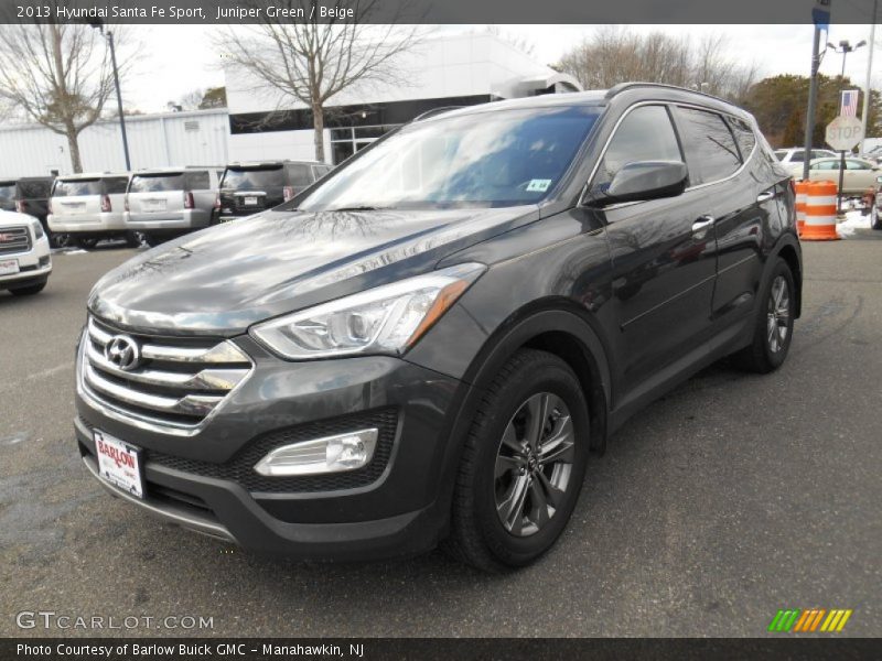 Juniper Green / Beige 2013 Hyundai Santa Fe Sport