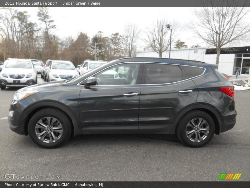Juniper Green / Beige 2013 Hyundai Santa Fe Sport