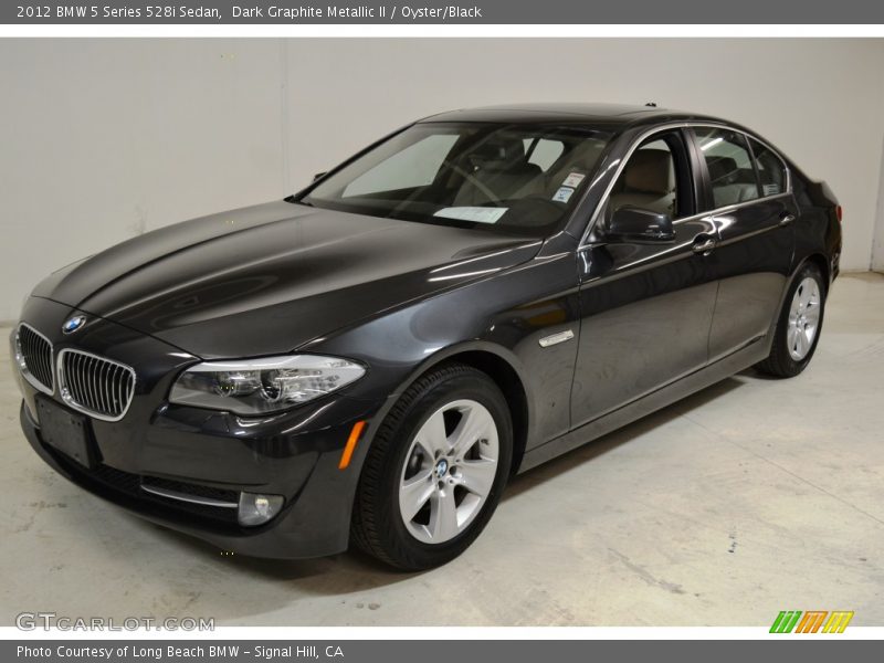 Dark Graphite Metallic II / Oyster/Black 2012 BMW 5 Series 528i Sedan