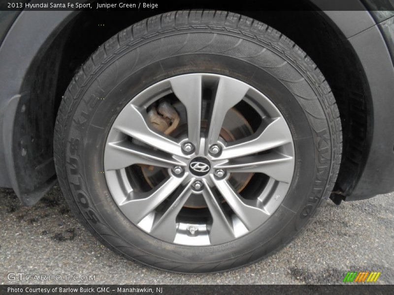 Juniper Green / Beige 2013 Hyundai Santa Fe Sport