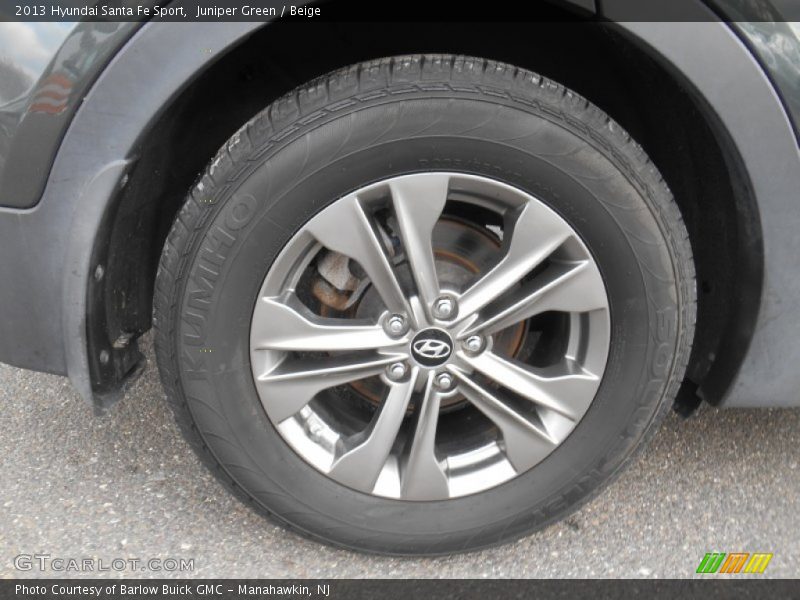 Juniper Green / Beige 2013 Hyundai Santa Fe Sport