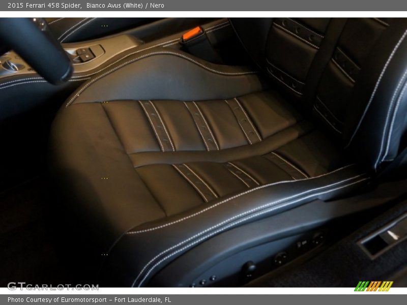 Front Seat of 2015 458 Spider