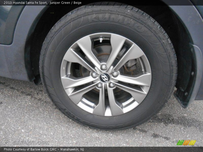 Juniper Green / Beige 2013 Hyundai Santa Fe Sport
