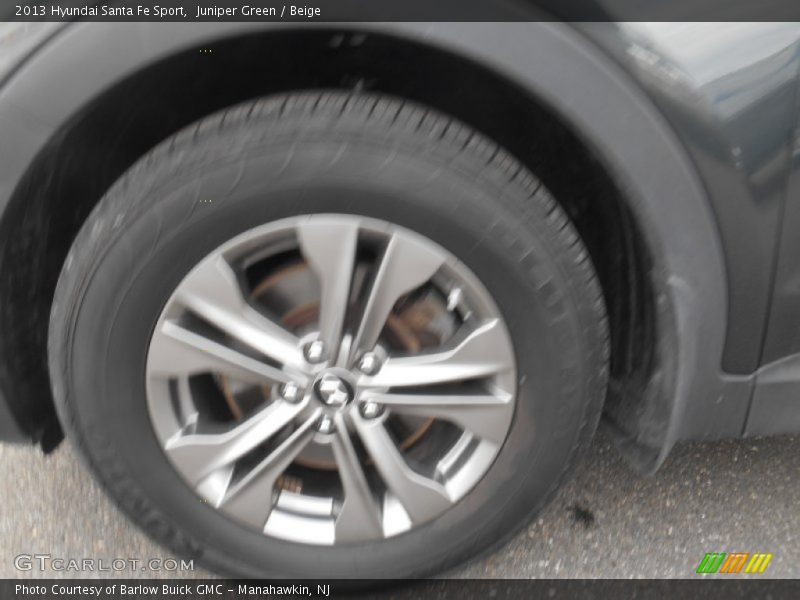 Juniper Green / Beige 2013 Hyundai Santa Fe Sport