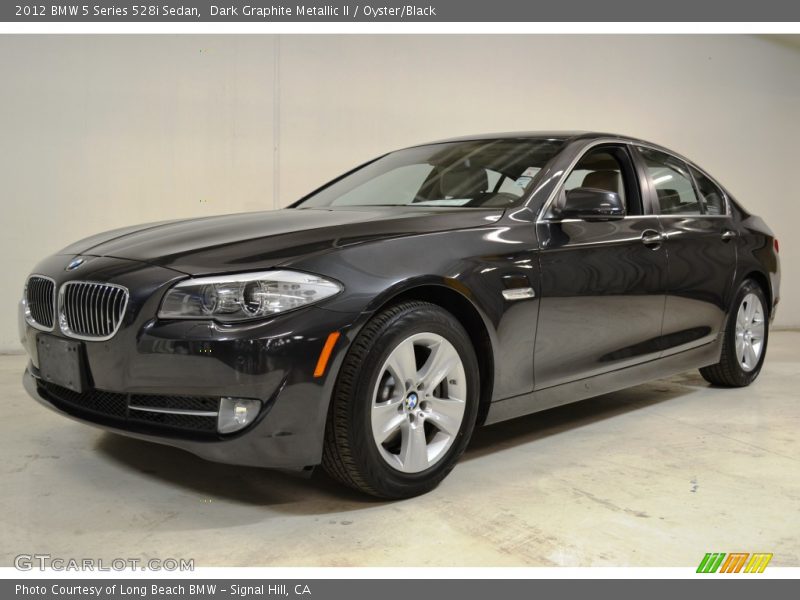Dark Graphite Metallic II / Oyster/Black 2012 BMW 5 Series 528i Sedan