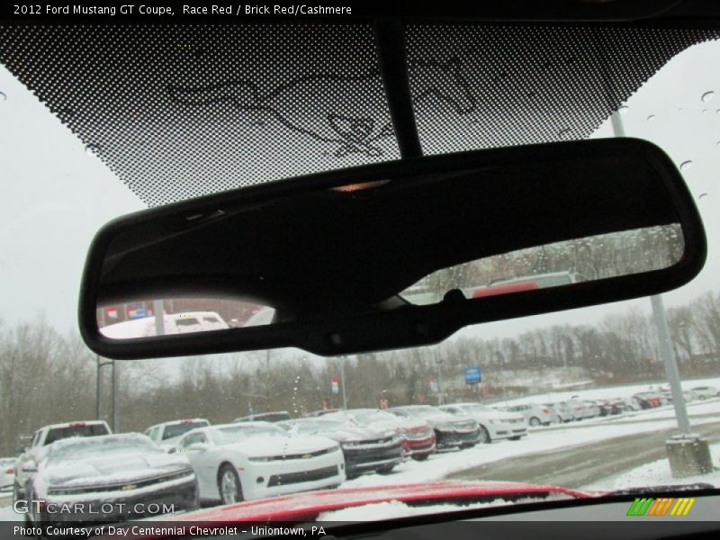 Race Red / Brick Red/Cashmere 2012 Ford Mustang GT Coupe