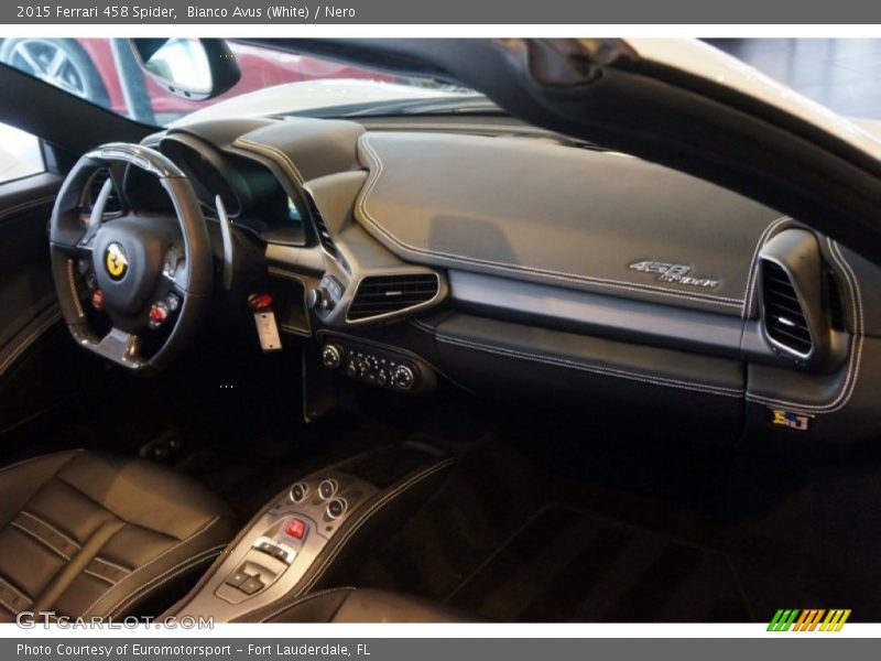 Dashboard of 2015 458 Spider
