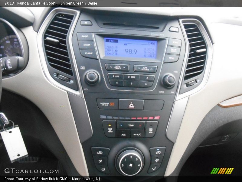 Juniper Green / Beige 2013 Hyundai Santa Fe Sport