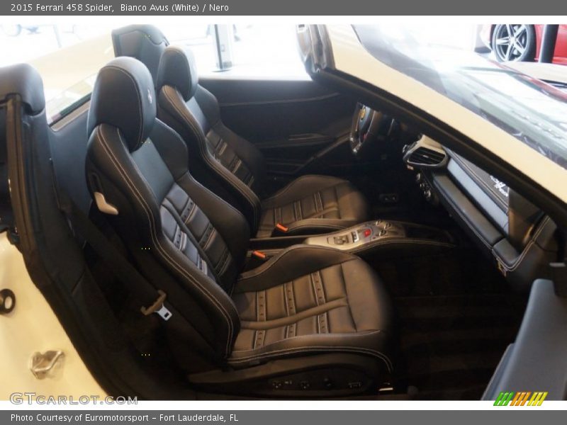  2015 458 Spider Nero Interior