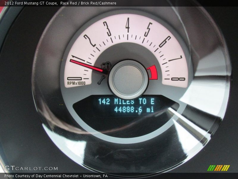 Race Red / Brick Red/Cashmere 2012 Ford Mustang GT Coupe